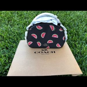 NEW Beautiful Coach Watermelon-Print Serena Satchel 🍉